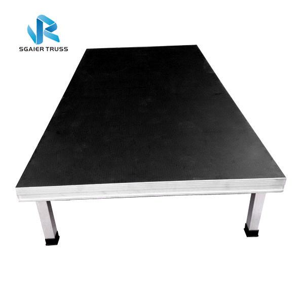 4 X 4 / 4 X 8ft Outdoor Event Stage Deck , Stage Rigging Equipment For Band