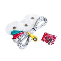 Medida 35,6 * 27.8m m del equipo AD8232 ECG del módulo del sensor de la supervisión del corazón ECG del pulso