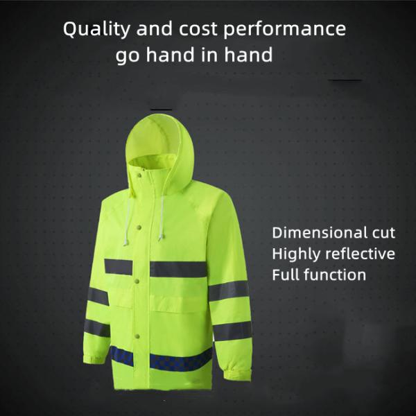 Safety Motorcycle Reflective Safety Clothing 300d Oxford Fabric Windproof