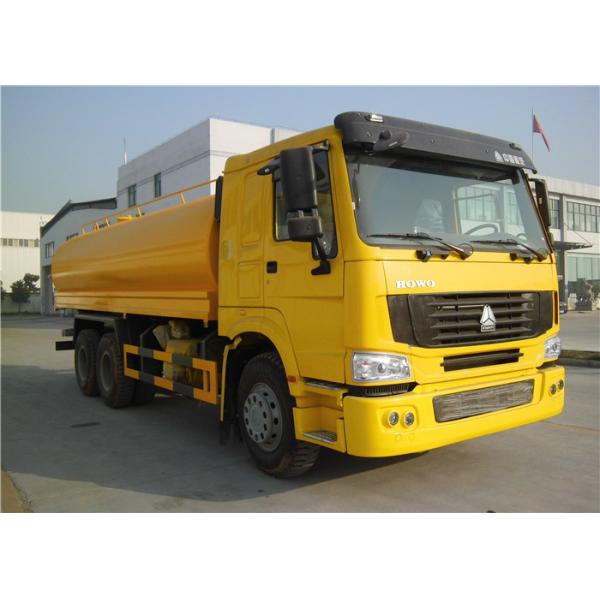 HOWO 10 Wheels 20M3 Water Transport Truck , Water Bowser Trailer 20 tons