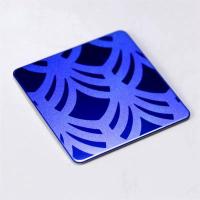 Mirror Polished Etched 430 201 304 Stainless Steel Sheets Decorative Customizable Pattern