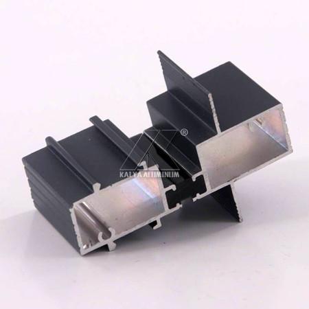 Light Weight Aluminum Door Profile Broke Bridge Shape Beautiful Figure