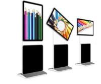 Écran tactile intérieur Kiosque d'information 2k Affichage des médias Lecteur publicitaire Lcd numérique vertical