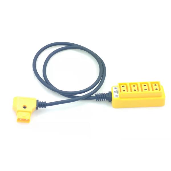 10A Current D Tap Power Cable Male To Female 1 Meter Length