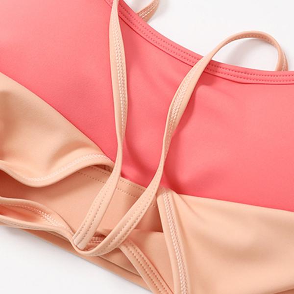 Oem Factory Manufacturer Custom Logo Women's Sexy Yoga Tops Double Shoulder Strap Sports Bra