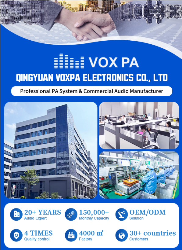 Altavoces de pared con tweeter de 1'' y woofer de 3'' OEM ODM 15w/30w, 1 año de garantía, color blanco y negro