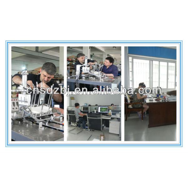 Máquina automática para hacer cuencos de papel con ultrasonido y calefacción de aire caliente 80pcs/min