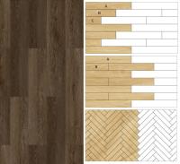 Wood Texture Indoor Decoration 4mm 5mm 6mm PVC SPC Click Lock Vinyl Graphic Design European Home Office