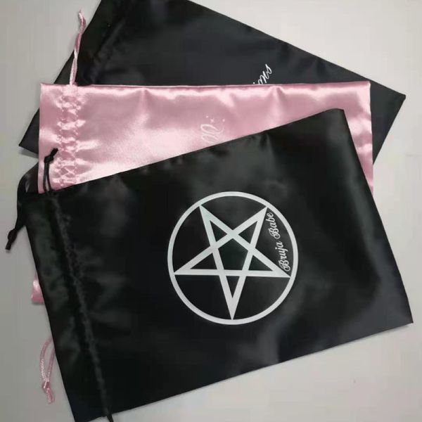 Manufacturers Supply Manufacturers Satin Bag Satin Bag Drawstring Jewelry Bag Jewelry Gift Bag Silk Dust Bag LOGO Printing