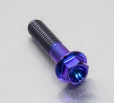 Steel Anti Loose Titanium Flange Screw Bolt External Hex Drive With Hat Ring
