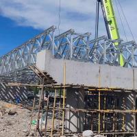 OEM Portable Steel Truss Bridge galvanisé ou peint Traitement de surface Bailey Bridge Manufacturer
