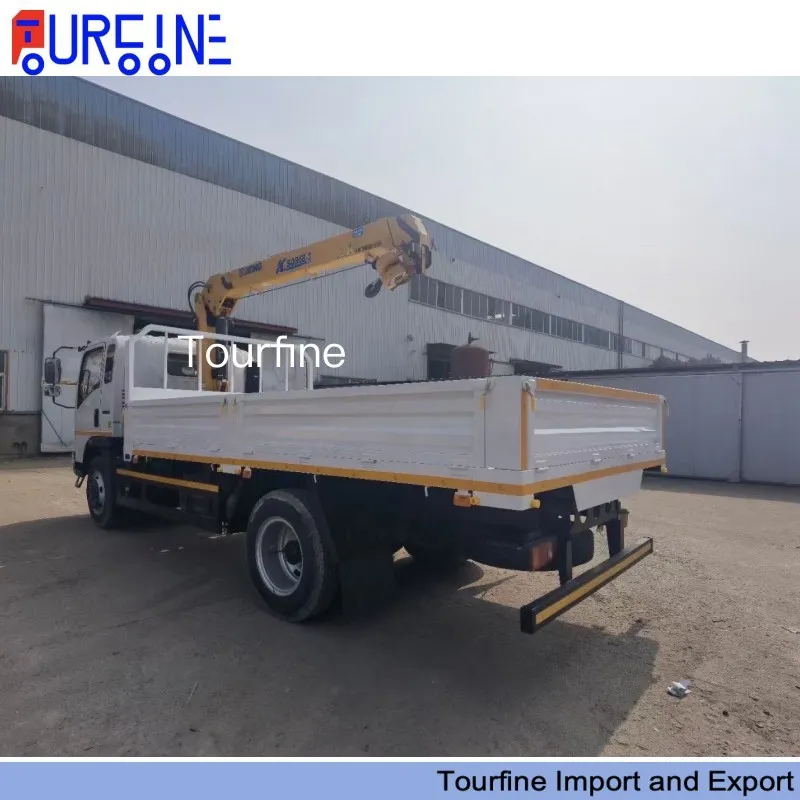 SINOTRUK 3 Ton 4 Ton 5 Ton Truck Mounted Crane Light Duty Loader Crane Truck 4X2