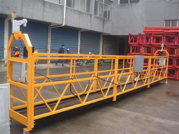 7.5M Steel Aerial Lifting Suspended Platform Cradle Building Maintenance