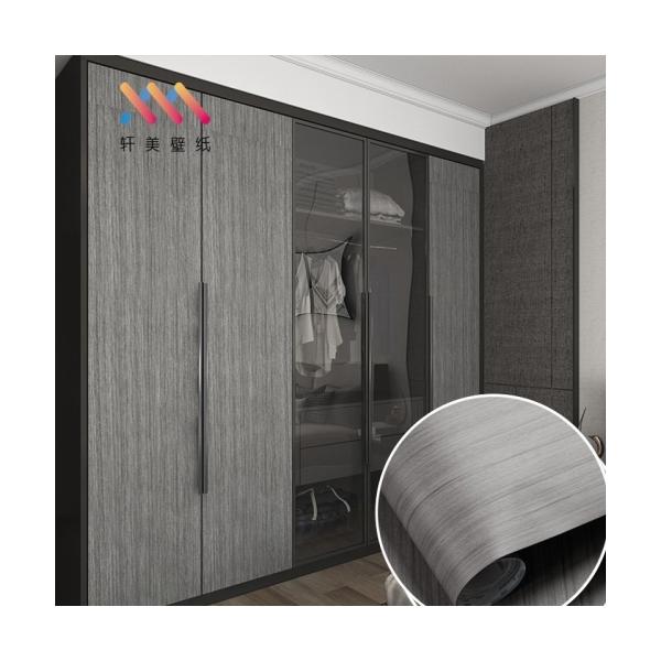 Peel and Stick Wood Grain Wallpaper Counter top Paper for Furnitures 2ft Width Contemporary Design Style