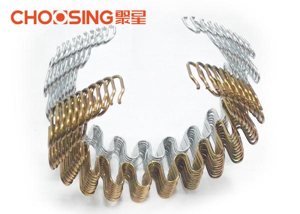 3.8mm Black Zig Zag Sofa Springs Replacement Settee Springs Sofa DIY , Serpentine Upholstery Springs