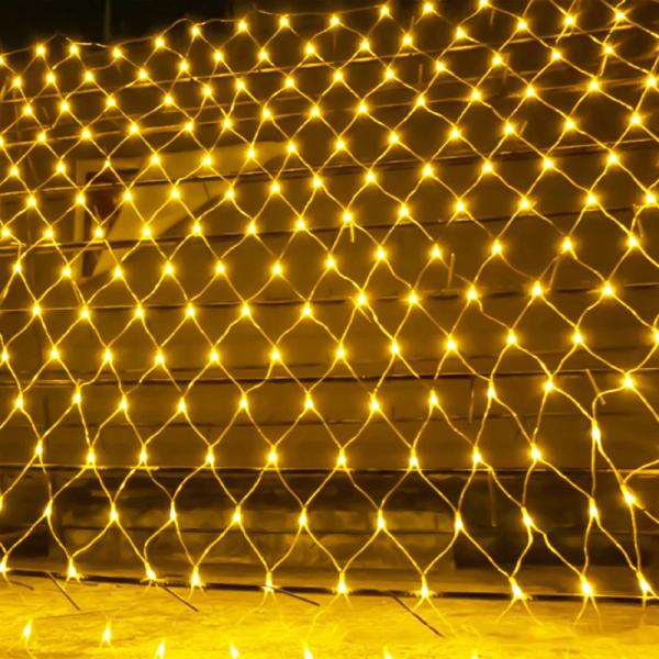 2x2M 3x2M 6x4M LED Net Mesh Fairy String Light Garland Window Curtain Christmas Fairy Light Wedding Party Holiday Light