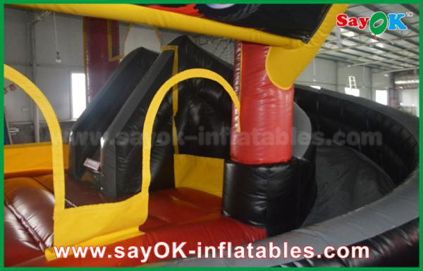 Diapositiva inflable interior 4 los x 6m o tobogán acuático de salto animoso inflable modificado para requisitos particulares de Toy Castle del tamaño para los niños