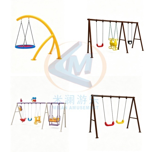 Customized Non-Powered Swing – Safe, Durable & Creative Outdoor Playground Equipment for Kid's Play Area