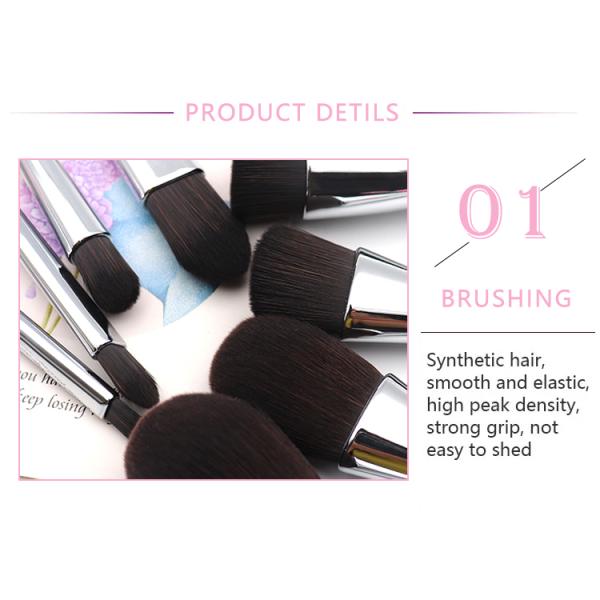 176*20mm Bird Shaped 8pcs Fiber Makeup Brushes 8 Boutique Sets