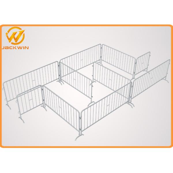 Hot Dip Galvanized metal Crowd Control Barrier , temporary barricade to party and event rental