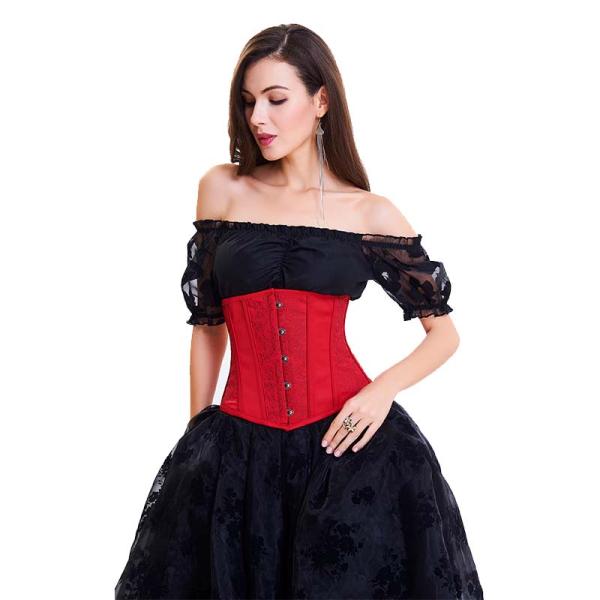 Вышитые Bustier и корсет платья корсета повязки 2XL для девушек