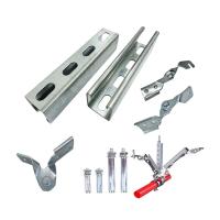Bolted Aluminum Seismic Brace For Pipe Weatherproof Corrosion Resistance