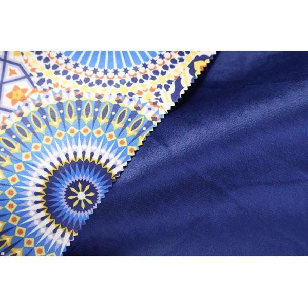 Middle Eastern Mediterranean Style Printed Velvet (California) Fabric for Sofa