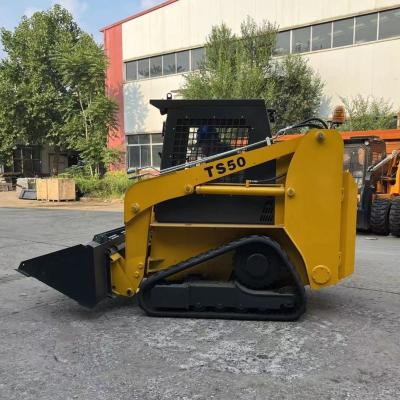 AC Optional 60HP 75HP 100HP Mini Skidsteer Loader With Track EPA Approved Front Discharge