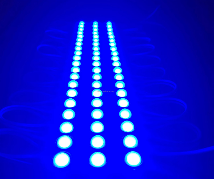 Фабричная цена 3LED 2W DC12V наружный водонепроницаемый светодиодный световой модуль рекламные световые символы