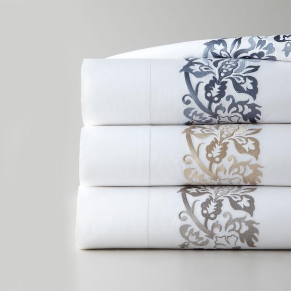 Kids Room Bedding Set 100% Polyester Rope Embroidery Stripe Bed Sheets 3pcs and 4pcs
