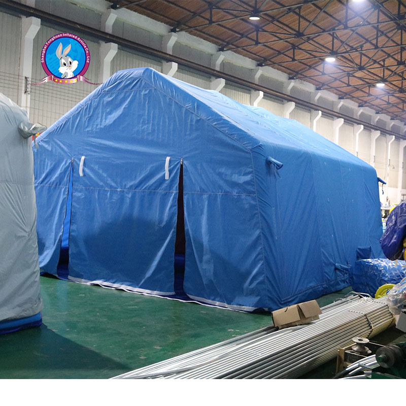 Custom Inflatable Emergency Hospital Tent With Large Interior Space for Outdoor Medical Rescue Disaster Relief and Temporary Field Treatment Projects