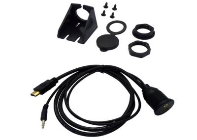 6 Feet 2 M Car Audio Cable USB HDMI Extension Mount ABS And PVC Material