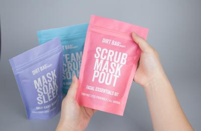 Custom Printing Biodegradable plastic Stand Up Pouch With PLA Zipper for Food Packs