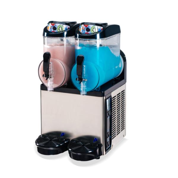 Tanques congelados da bebida 2 da lama 24L máquina comercial de aço inoxidável