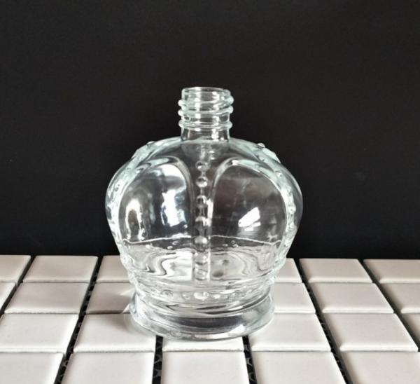 Refillable Round Shape 80ml Empty Flint Glass Refillable Perfume Spray Bottles With Spray Atomizer