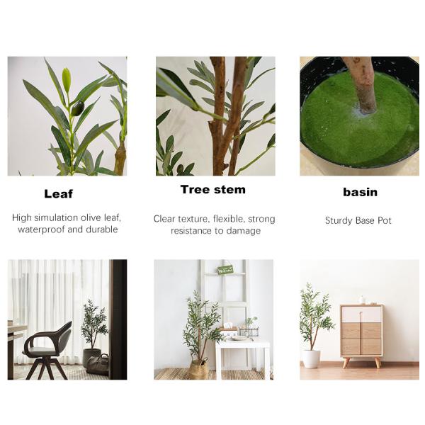 120cm Artificial Olive Tree Furniture Gardening Landscaping Restaurant