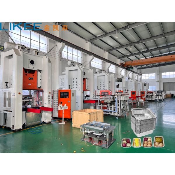 LK-T80 Aluminum Foil Container Machine H-Type Structure for Maximum Stability