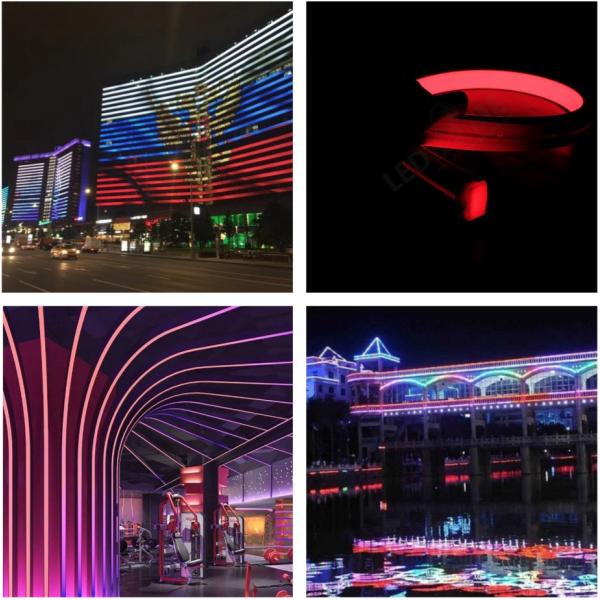 Luz de tira flexible de la prenda impermeable LED 12VDC IP66 SMD3528 para al aire libre