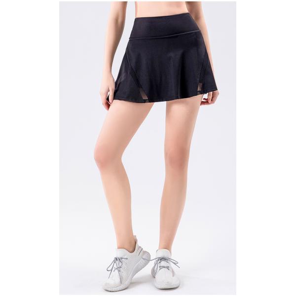 Гольф женщин нейлона 75% одевает на открытом воздухе дам полиэстер охлаждает чувствуя юбки тенниса