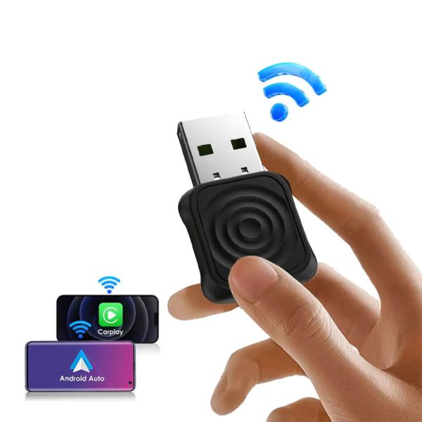 5.8GHz WiFi Frequency Bluetooth Version 5.4 Android Auto Carplay Mini Ultra1 Smart 1 Portable Smart 2 in 1 Car USB Module