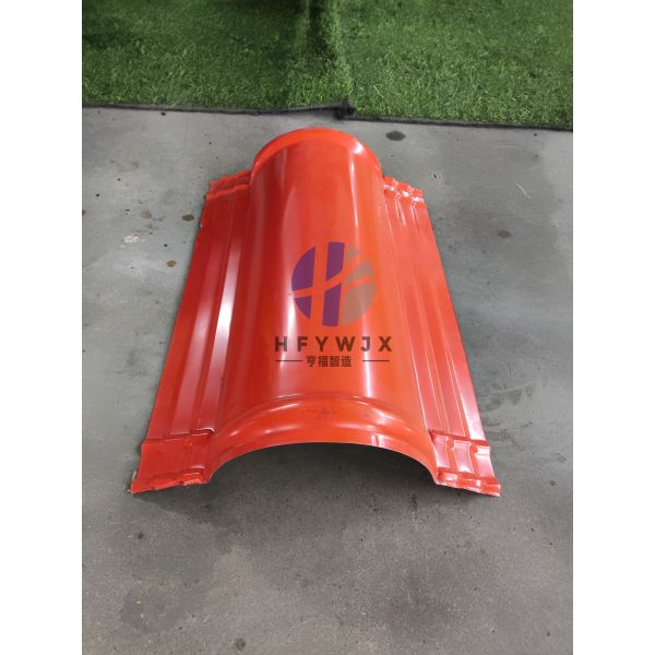 High Speed 310mm Feeding Width 14 Row Molding Roof Ridge Roll Forming