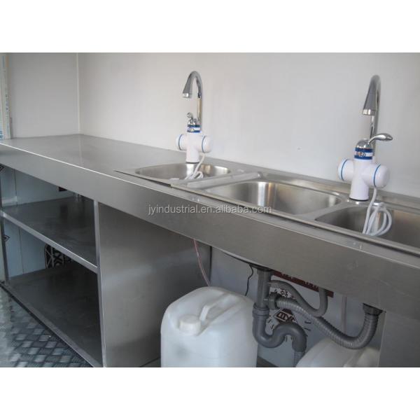 Fully Equipped Small Electric Food Truck Trailer for Snacks Packaging Customized Voltage