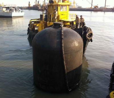 D3.3*L6.5m Foam Filled Submarine Fenders Hydro Pneumatic Rubber Fender