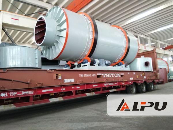 ISO Certificated Industrial Rotary Dryer / Ore Sand Rotary Drum Dryer Machine