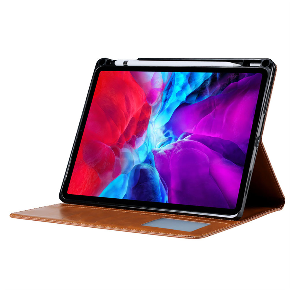 Laudtec Suitable for Apple for iPad Pro 13 2024 Tablet Protective Case with Sleep Mode Pen Slot Multi Functional Card Slot