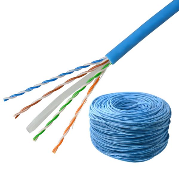 LSZH Jacketed Utp Ethernet CAT6 Lan Cable 1000ft Utp With 8 Conductors