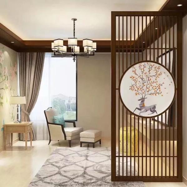 304 Stainless Steel Partition Wall Living Room Privacy Laser Cut Partition