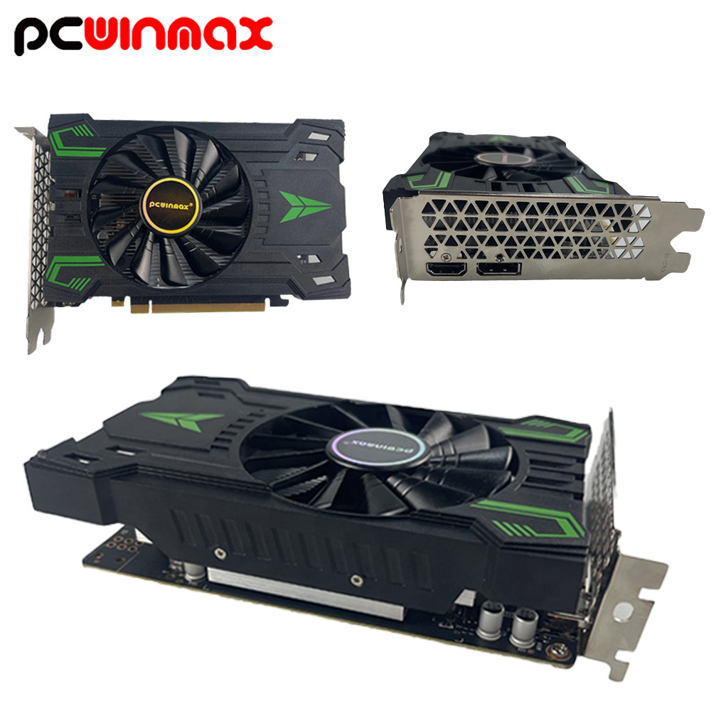 PCWINMAX GeForce GTX 1650 4 ГБ GDDR6 128-битная компактная игровая видеокарта