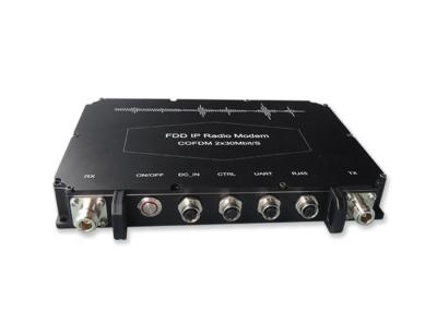 Completamente - sistema tático da radiocomunicação do modem frente e verso do rádio do IP do transceptor de dados