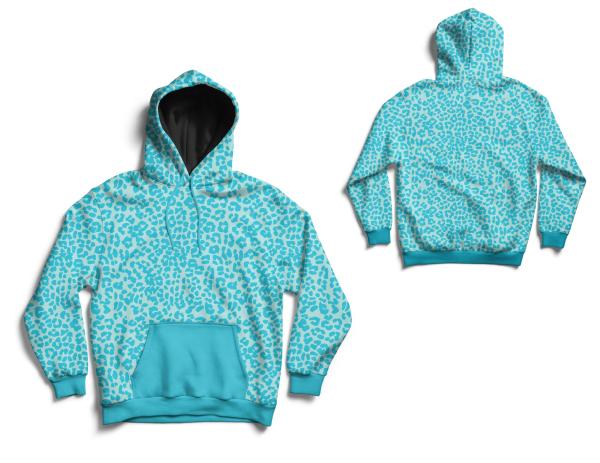 Terry 65% Cotton 35% Polyester Sports Custom Sublimated Hoodies